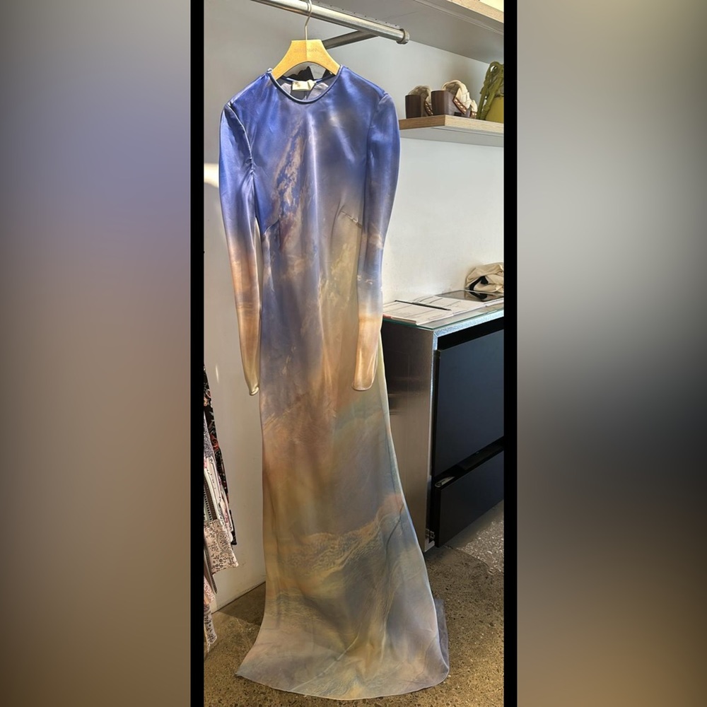 ZIMMERMAN Tama printed floor length gown, vanilla sky, size 1 (US 6) - Picture 9 of 9